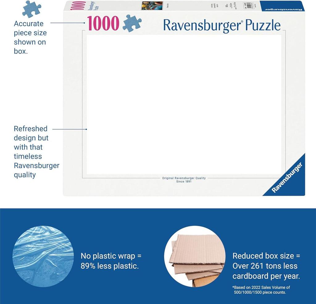 Ravensburger Puzzle 12000363 1000 piese - Pragser Wildsee, Dolomiți, Tirolul de Sud - puzzle jigsaw pentru adulți și copii cu vârsta de 14 ani și peste, puzzle cu motiv de peisaj, [Exclusiv pe Amazon] Puzzle Naty Shop