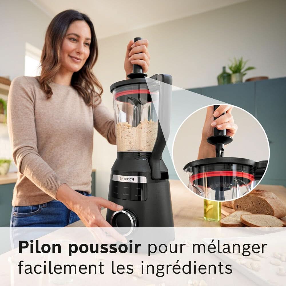 Vitapower Standmixer, Series 6, 1 800 W, 6 programů, Prospeed Klingen, Tritan™-Krug, Schwarz, MMB6652B Kitchen Naty Shop