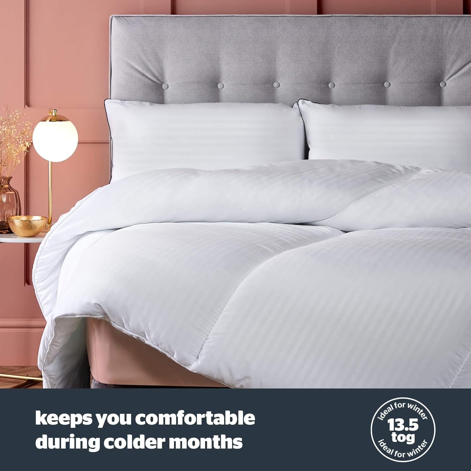 Plapumă Silentnight Duvet Hotel Collection, 13,5 tog, poliester, alb, Super King Plapumi si pilote Naty Shop