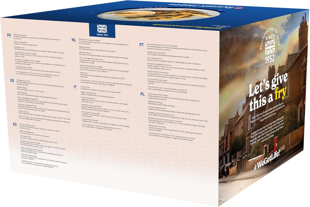 Russell Hobbs Airfryer, 5 litri, 10 programe, fereastra de vizualizare Electrocasnice Naty Shop