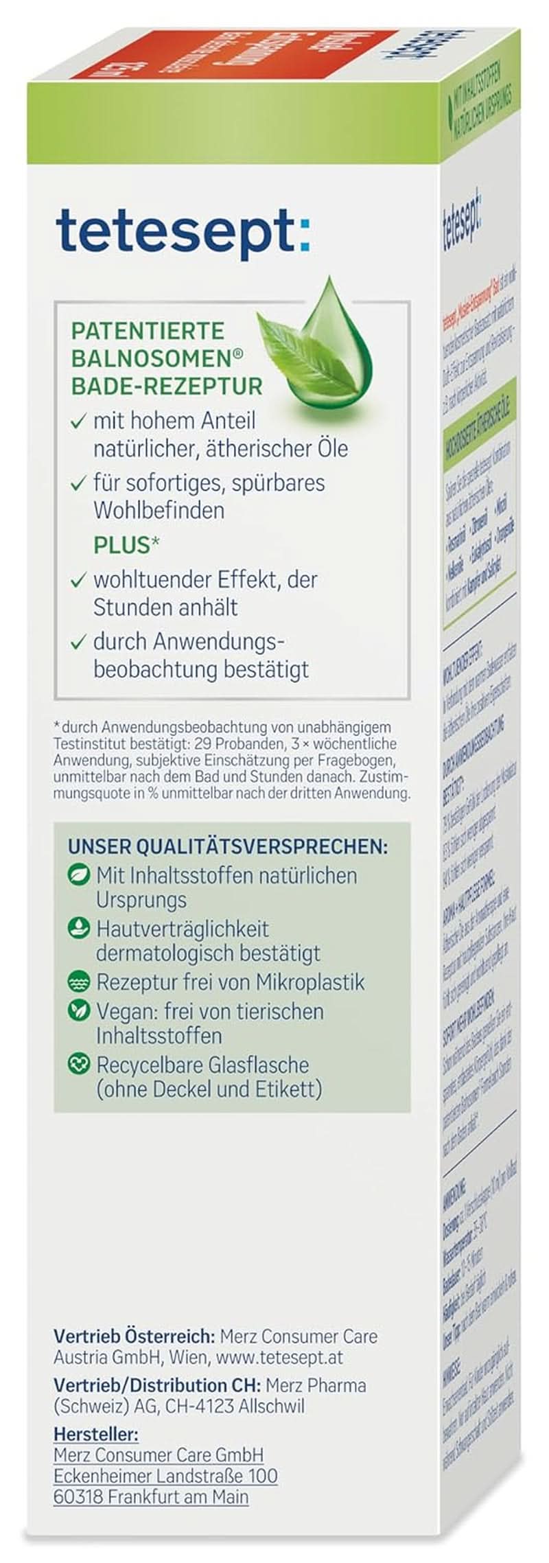 Tetesept Muskel, Aditiv de baie relaxant după efort fizic, 125 ml Duș și baie Naty Shop