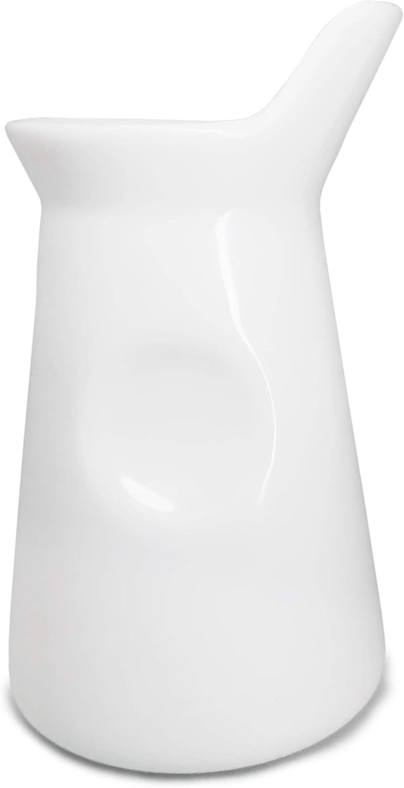 NERTHUS FIH 418 Cană de lapte din porțelan 125 ml, Original, Alb