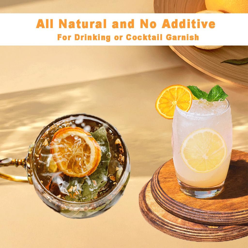 Felii de portocale uscate, 250g Felii de portocale naturale Decorațiuni uscate, felii de portocale deshidratate pentru decorațiuni de Crăciun, coroană de Advent, săpun, felii de fructe Produse deshidratate Naty Shop