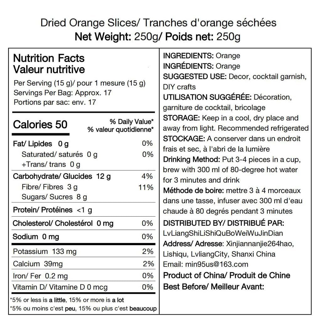 Felii de portocale uscate, 250g Felii de portocale naturale Decorațiuni uscate, felii de portocale deshidratate pentru decorațiuni de Crăciun, coroană de Advent, săpun, felii de fructe Produse deshidratate Naty Shop