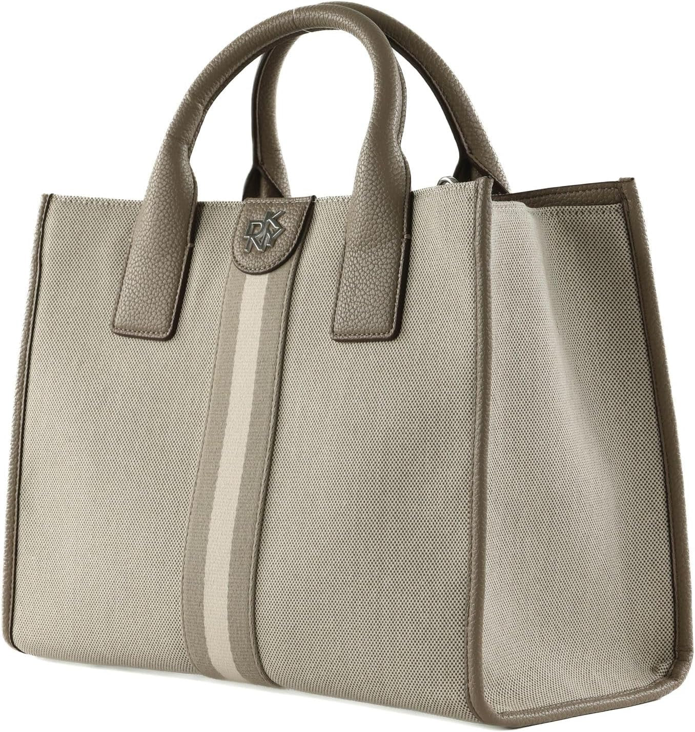 Femeile DKNY Carol Medium Book Tote, Natural Multi Genti Femei Naty Shop