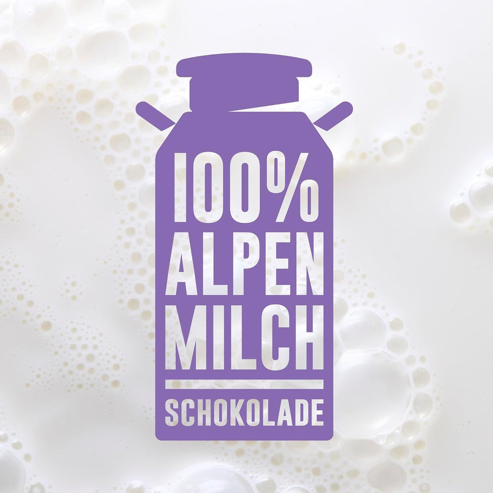 Milka Extra Caramel Sare Migdale – Ciocolată cu lapte alpină cu bucăți de caramel, migdale și un praf de sare – 190g