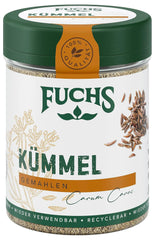 Fuchs Gewürze - Kümmel gemahlen - klassisches Gewürze für daftige Gerichte wie Chili con Carne - přírodní složky - 55 g v wiederverwendbarer, recyclebarer Dávka