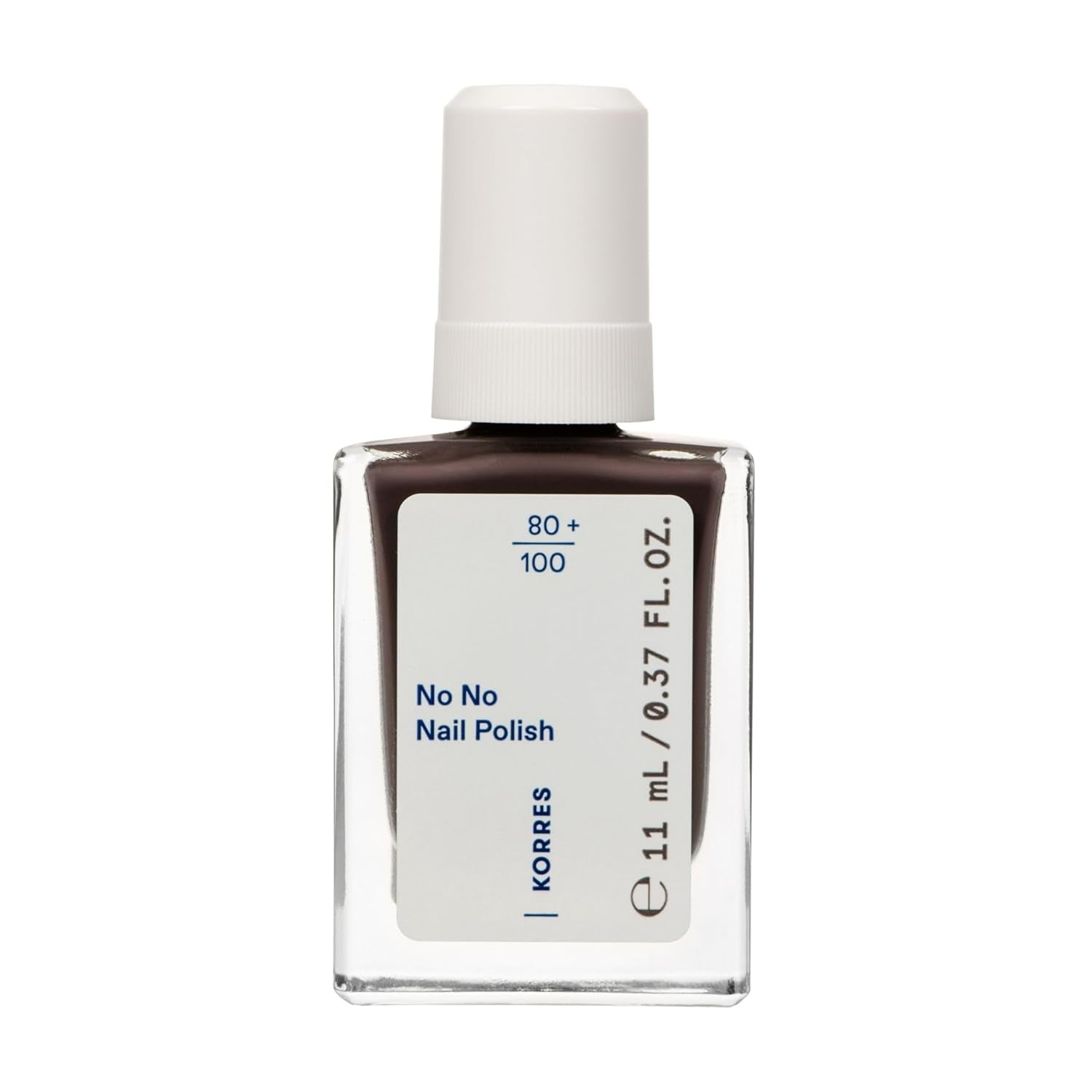 KORRES No No báze laku na nehty - 10% veganská báze bez uvolňování, pro dlouhotrvající barvu odolnou proti odlupování, 11 ml - přirozeně pěstěné nehty, bez škodlivých látek