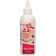 FunCakes Choco Drip Orange: Aromă delicioasă, Ușor de folosit, Perfect pentru prăjituri cu picurare, Aromă de ciocolată cu picurare. Pachet resigilabil 180 g. Pasta de zahar Naty Shop Default Title