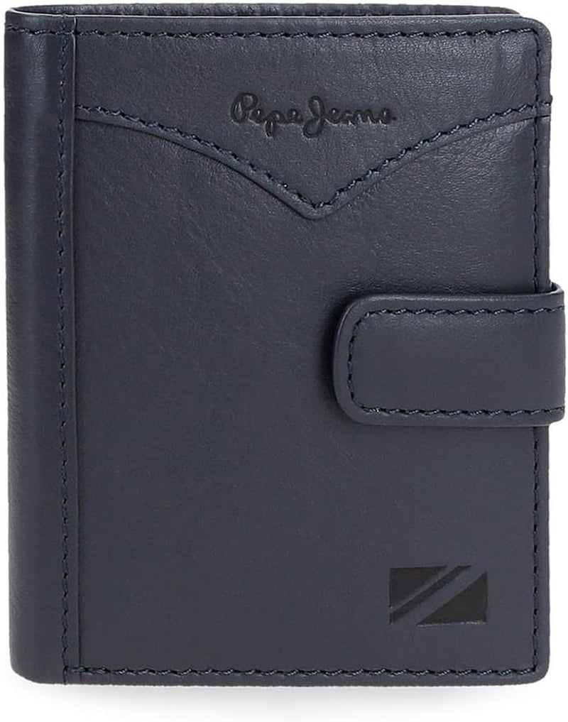 Geacă Pepe Jeans Portofel vertical cu închidere prin clic, mărime unică Portofel Barbati Naty Shop Albastru