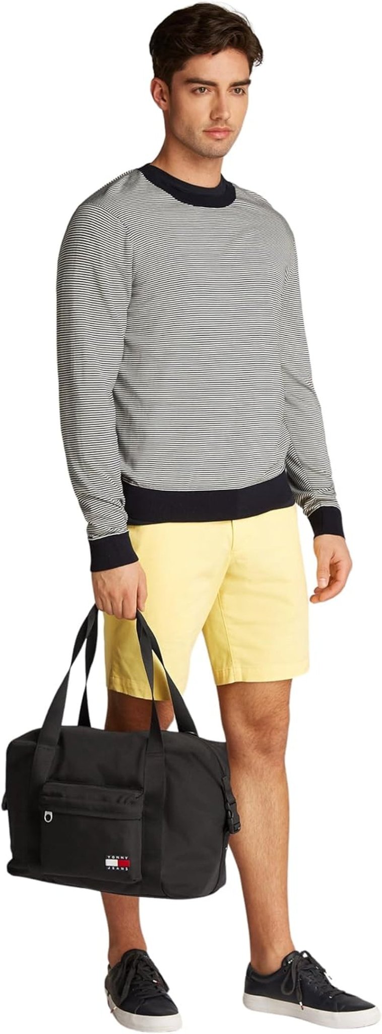 Geantă geantă de voiaj pentru bărbați Tommy Jeans Daily Weekender, negru (Black), mărime unică Bagaje și echipament de călătorie Naty Shop