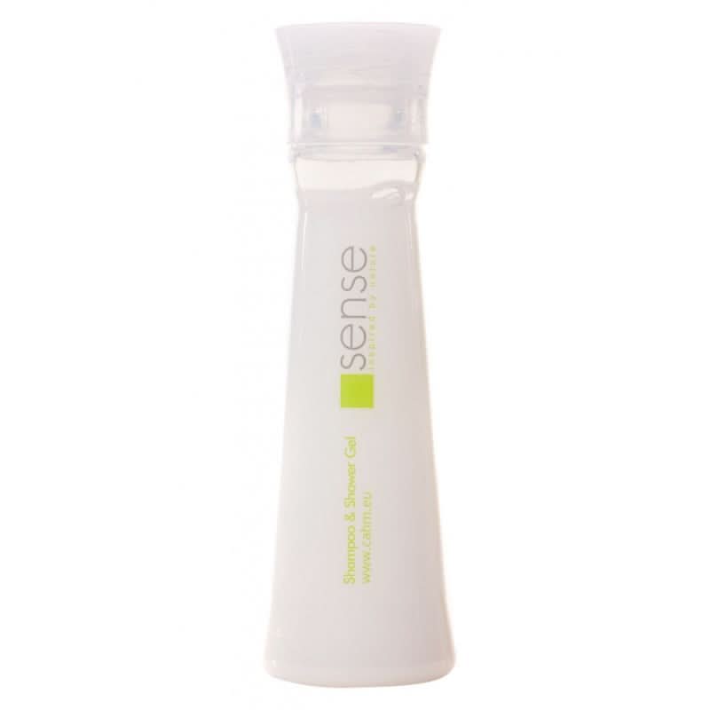 Smíšený hotelový gel (šampon a sprchový gel) Sense 25 ml, krabička 195 kusů Naty Shop Hotel Cosmetics