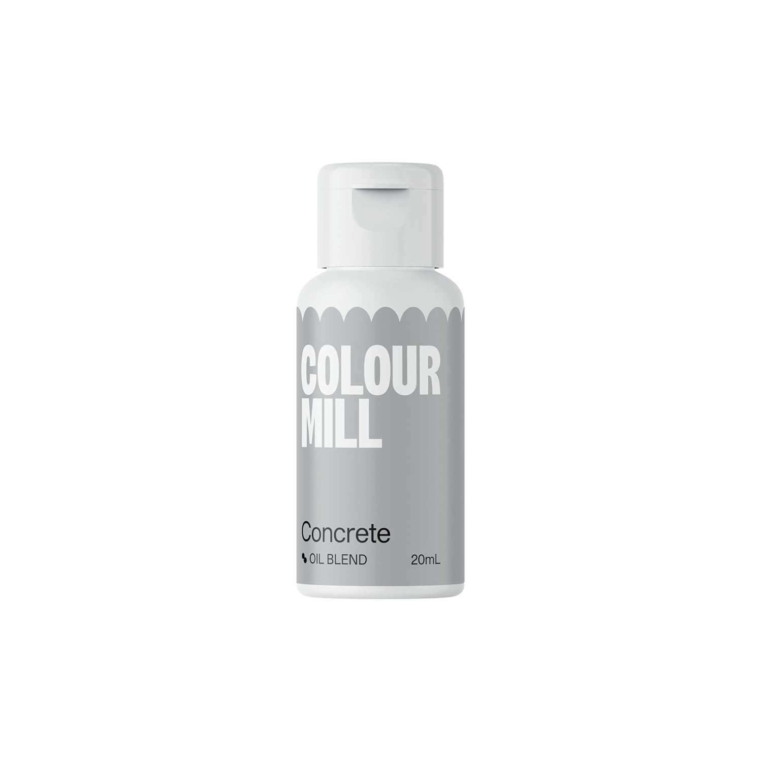 Potravinářské barvivo na bázi oleje Oil Blend, 20 ml Naty Shop Grey 20 ml