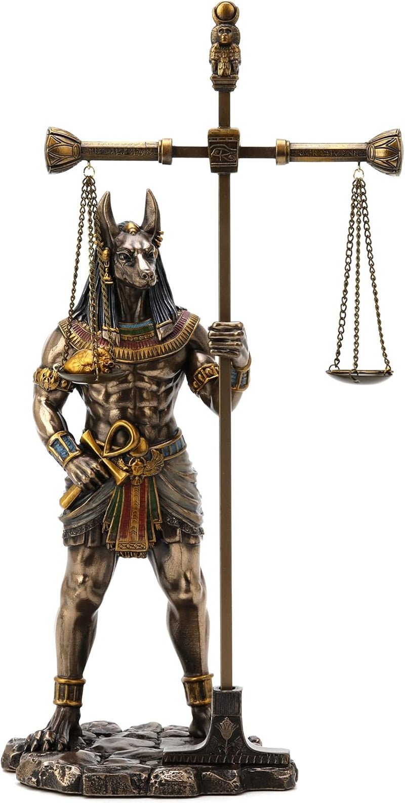 Hades zeu grec al lumii subterane cu statuie cu creier, 26,9 cm, rășină turnată la rece, finisaj bronz antic Statuete si sculpturi Naty Shop Finisaj bronz 13inch