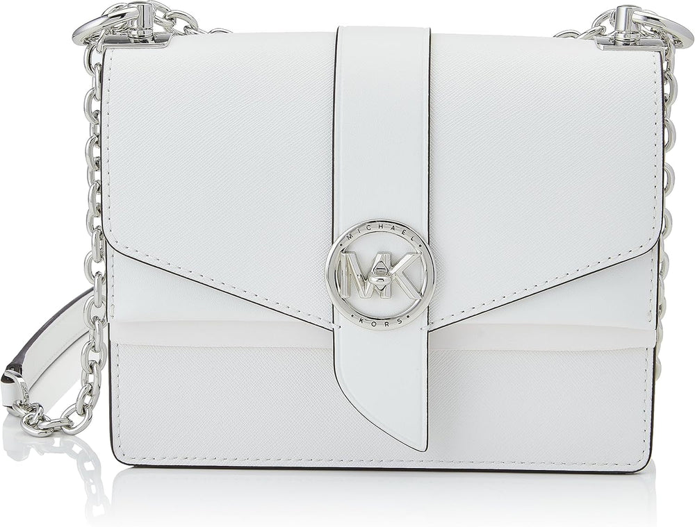 Michael Kors Greenwich Sm Conv Xbody Bag Genti Femei Naty Shop Alb optic