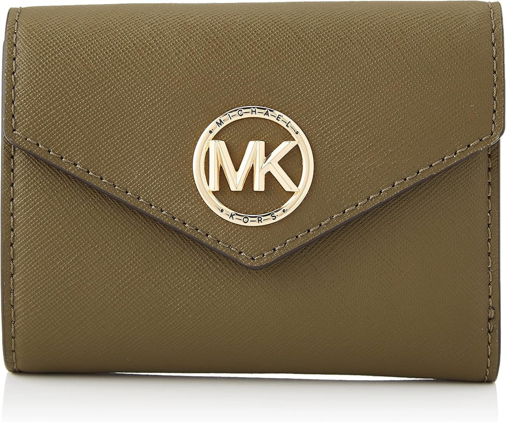 Michael Kors Ladies Md Env Trifold Bag Portofel Femei Naty Shop Olive O mărime se potrivește tuturor