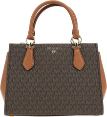 Michael Kors Ladies Md Satchel Bag Genti Femei Naty Shop Brn/Acorn