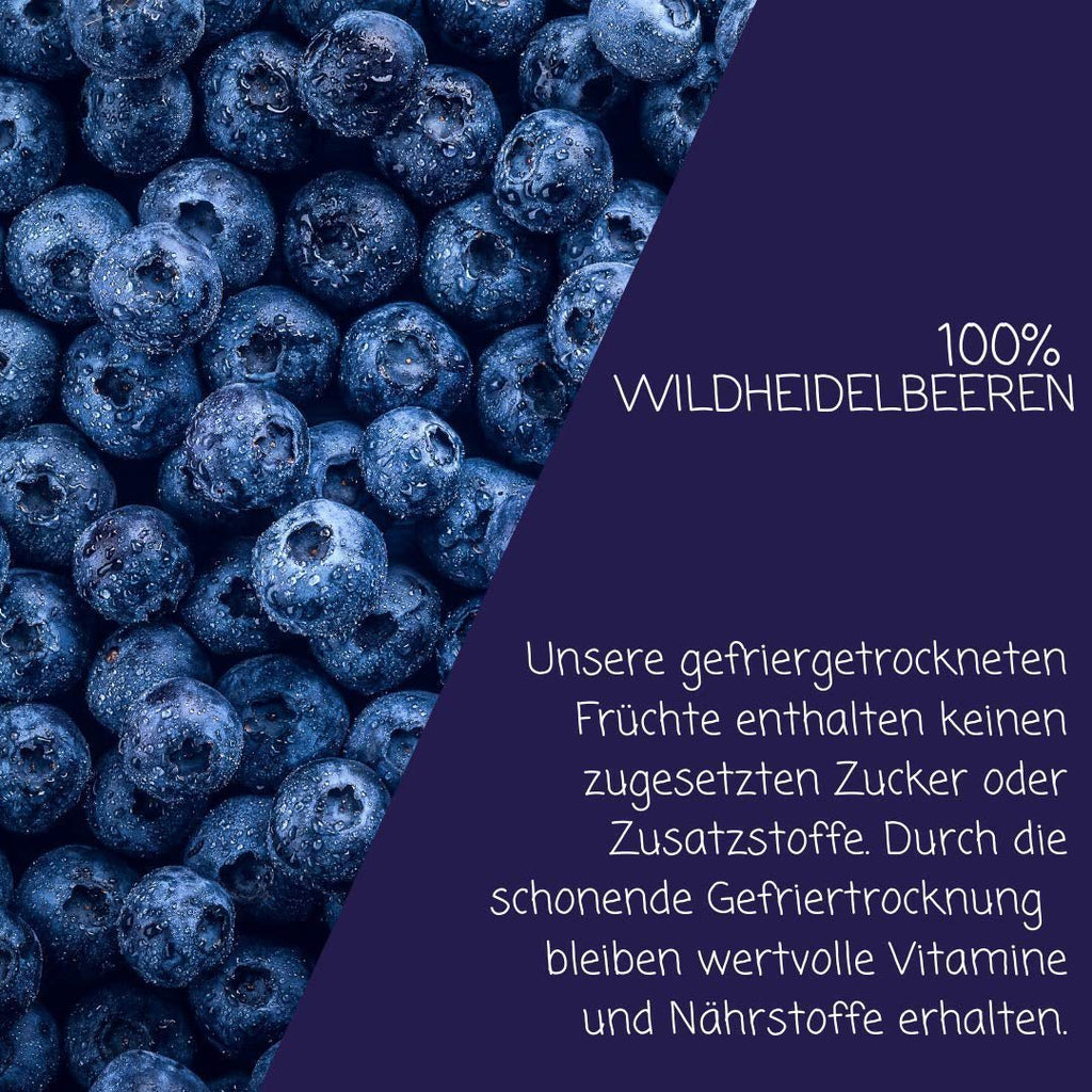 myfruits afine sălbatice, liofilizate, 300g, fără aditivi, 100% afine sălbatice, fructe liofilizate pentru muesli sau ca gustare Produse deshidratate Naty Shop