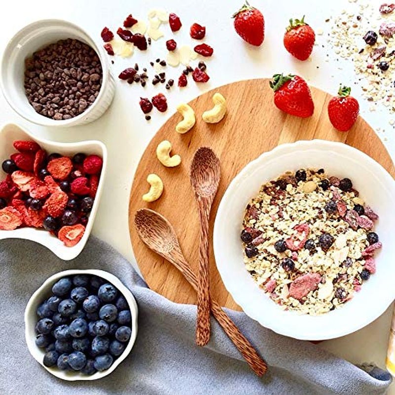 myfruits mix de fructe de pădure, 300g, mix de fructe și fructe de pădure liofilizate, fără zahăr adăugat, căpșuni, zmeură, coacăze roșii, mix de fructe uscate Produse deshidratate Naty Shop