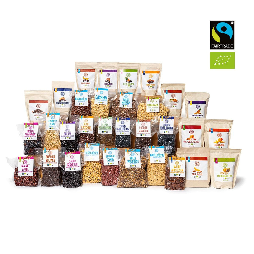 PAKKA - Cireșe de aur uscate la soare Organic Fairtrade 500g, cireșe galbene colectate sălbatice, neulei, neîndulcite, direct de la micii fermieri din Samarkand, Uzbekistan, vegan, 500g (1 pachet) Produse deshidratate Naty Shop