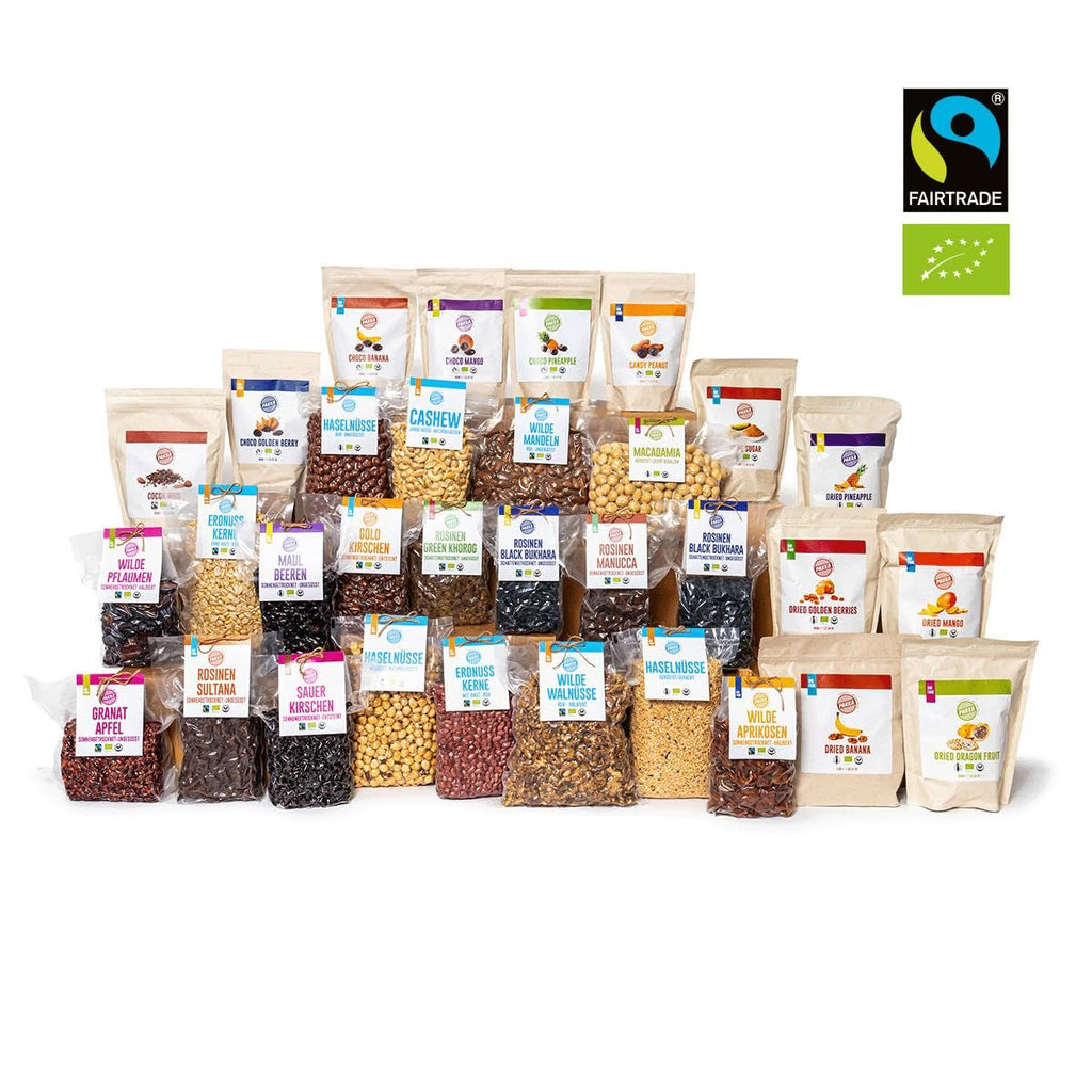 PAKKA - Cireșe organice Fairtrade uscate la soare 750g, cireșe organice recoltate sălbatice, neulei, neîndulcite direct de la micii fermieri din Samarkand, Uzbekistan, vegan, 750g Produse deshidratate Naty Shop