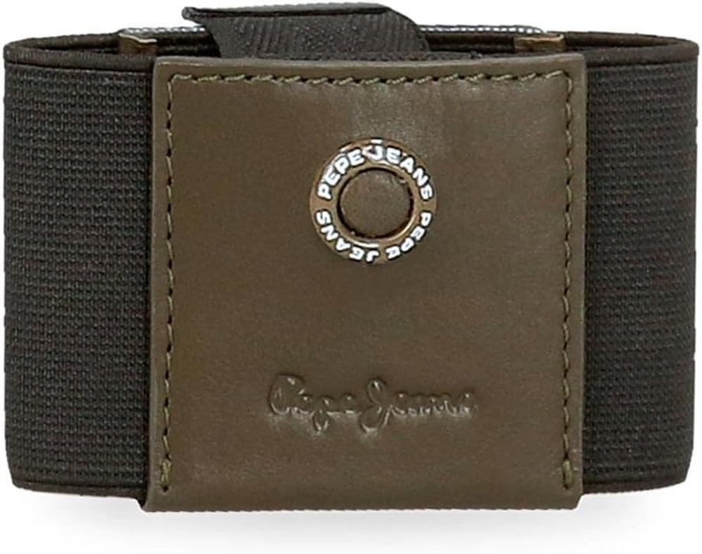 Pepe Jeans adge Portofel Barbati Naty Shop Kaki Suport pentru carduri fabricat din cauciuc