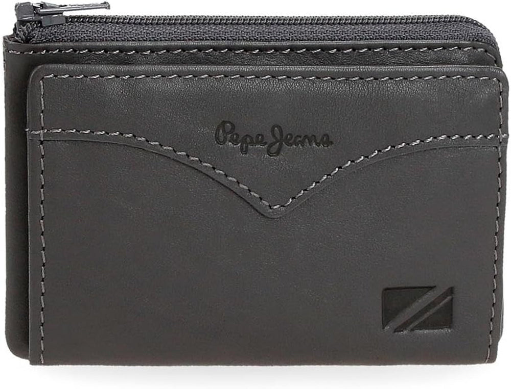 Portofel jachetă Pepe Jeans cu suport pentru carduri, mărime unică Portofel Barbati Naty Shop Gri
