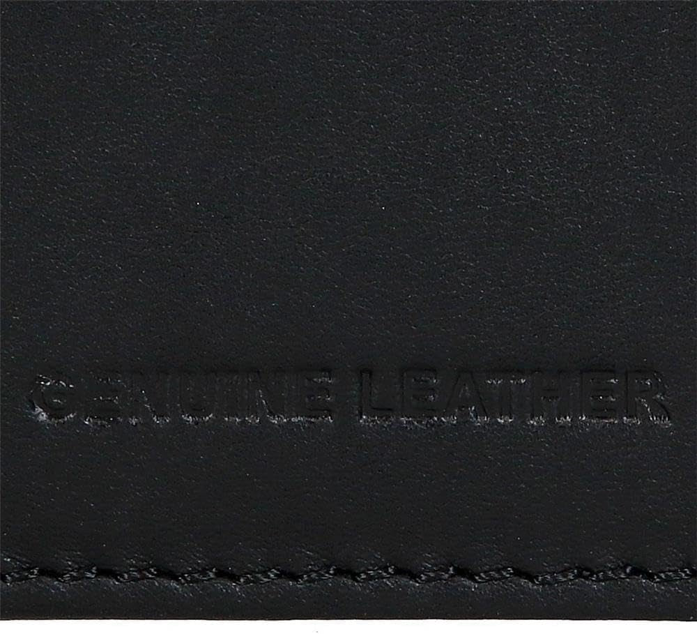 Portofel orizontal dublu Pepe Jeans cu compartiment pentru monede, negru, 11 x 8 x 1 cm, piele, protejat RFID, bărbați, Portofel orizontal cu compartiment pentru monede Portofel Barbati Naty Shop