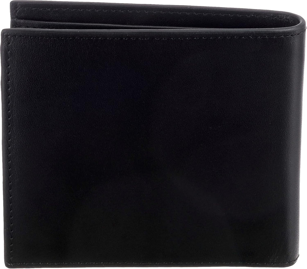 Portofel pentru bărbați Armani Exchange Essential, simplu, cu logo imprimat, negru Portofel Barbati Naty Shop