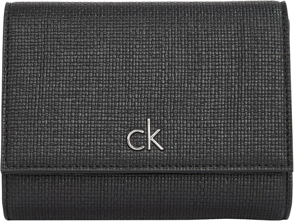 Portofel pentru femei Calvin Klein Daily Medium Trifold Klein, negru (Ck Black), mărime naturală Portofel Femei Naty Shop Titlu implicit