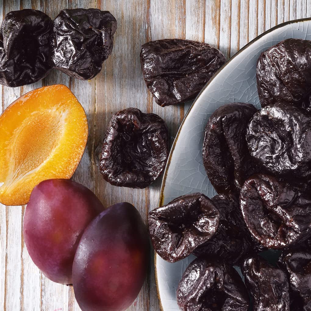 Prune cu sâmburi 200g - Aromate, fructate și dulci în mod natural - Vegane, nesulfurate, fără sâmburi și fără zahăr adăugat - Nutri-Score A (1 x 200g) Produse deshidratate Naty Shop