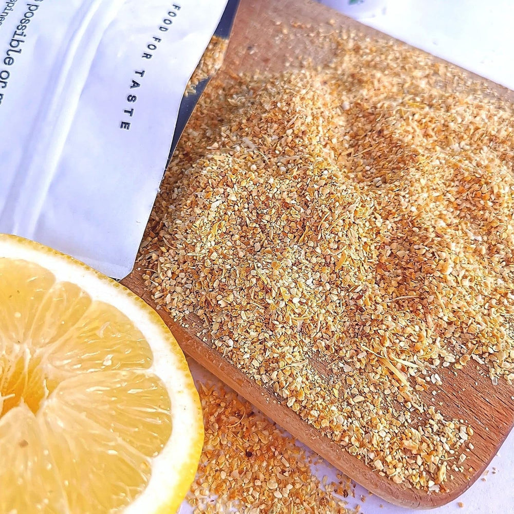 Pulbere de lămâie uscată din lămâi întregi | 100% fructe uscate naturale de calitate alimentară | Pulbere de fructe pure din coajă de lămâie | Lămâi uscate | Fructe uscate (pulbere grosieră) Produse deshidratate Naty Shop