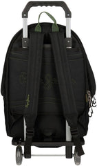 Rucsac Pepe Jeans Luca pentru laptop, compartiment dublu cu troler, 15.6 inch, negru, 31 x 44 x 15 cm, poliester 23.87 l, negru , Rucsac pentru laptop cu compartiment dublu și troler Bagaje și echipament de călătorie Naty Shop