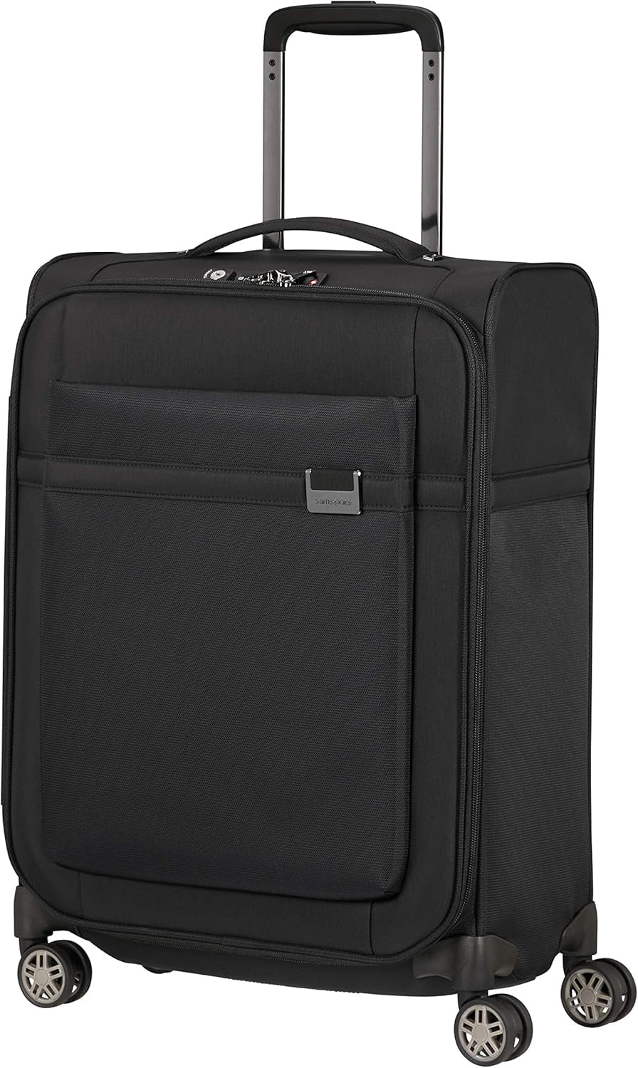 Samsonite Airea - Spinner L Expandable, Valiză, 78 cm, 111.5/120 L, Negru (Negru) Bagaje și echipament de călătorie Naty Shop Negru (negru) S (55 Cm - 41 L)