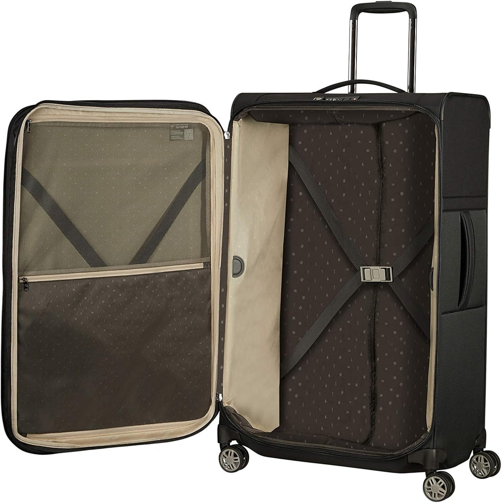 Samsonite Airea - Spinner L Expandable, Valiză, 78 cm, 111.5/120 L, Negru (Negru) Bagaje și echipament de călătorie Naty Shop