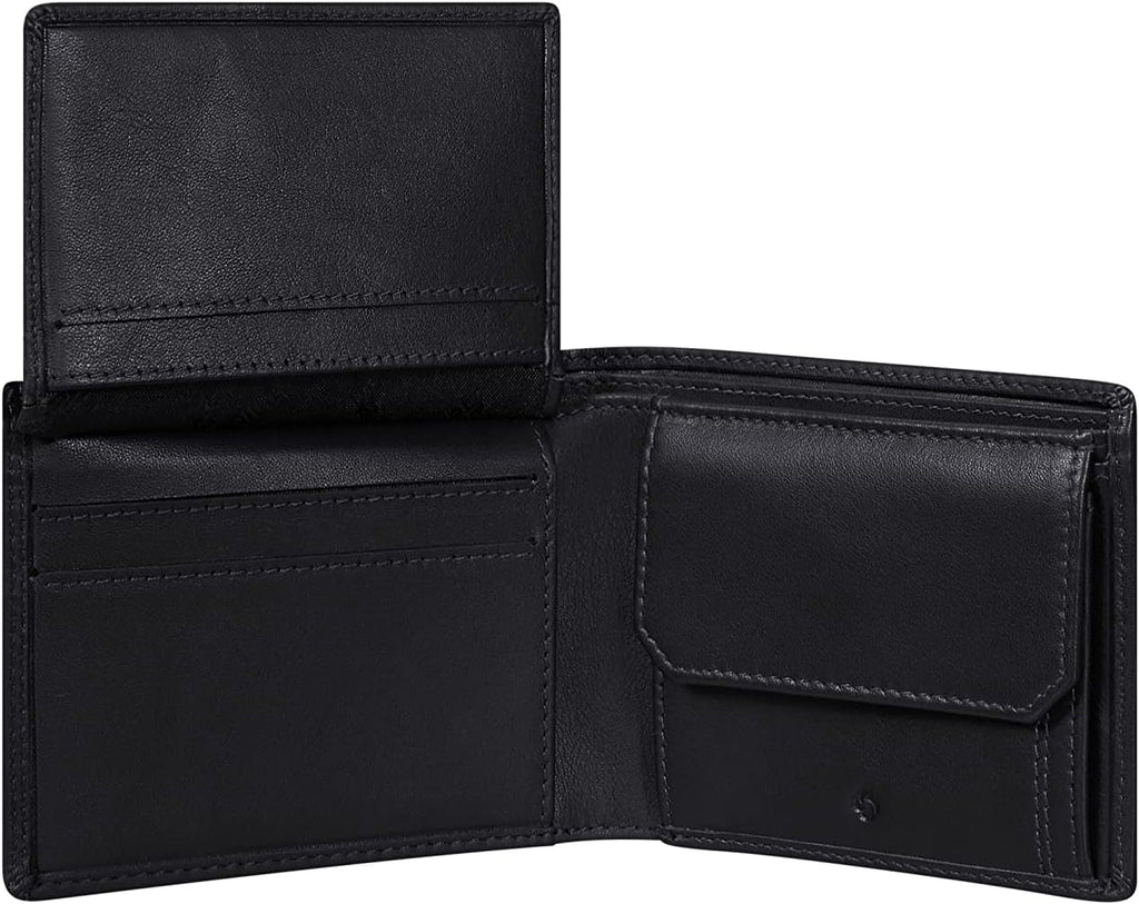 Samsonite Attack 2 SLG - Portofel, 10,5 cm, negru (negru) Portofel Barbati Naty Shop