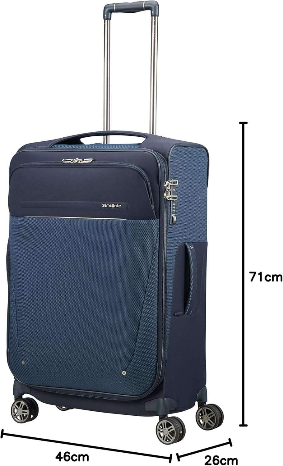SAMSONITE B-Lite Icon - Spinner 71/26 expandabil 83L, 2.6 KG, albastru închis Bagaje și echipament de călătorie Naty Shop