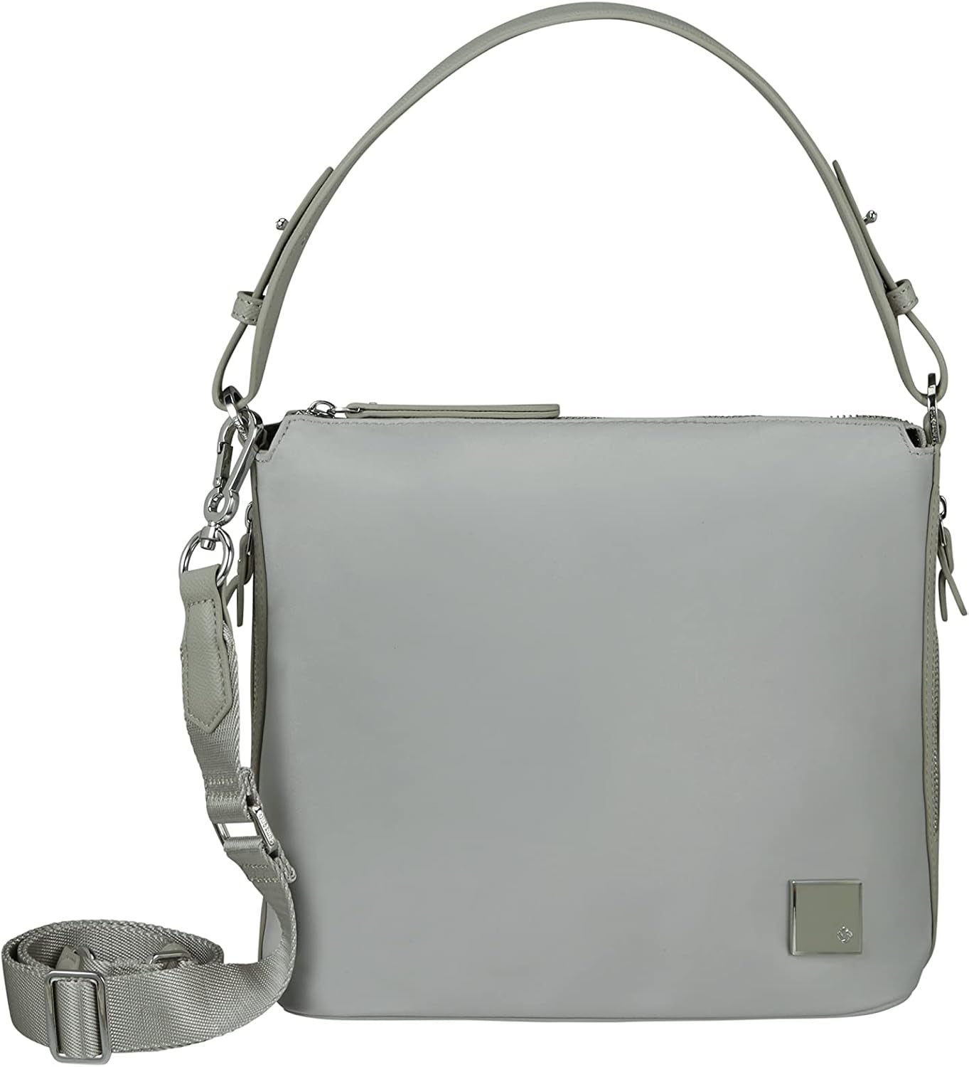 Samsonite Essentially Karissa - Geantă de voiaj S, 27 cm, gri (Dove Grey) Genti Femei Naty Shop