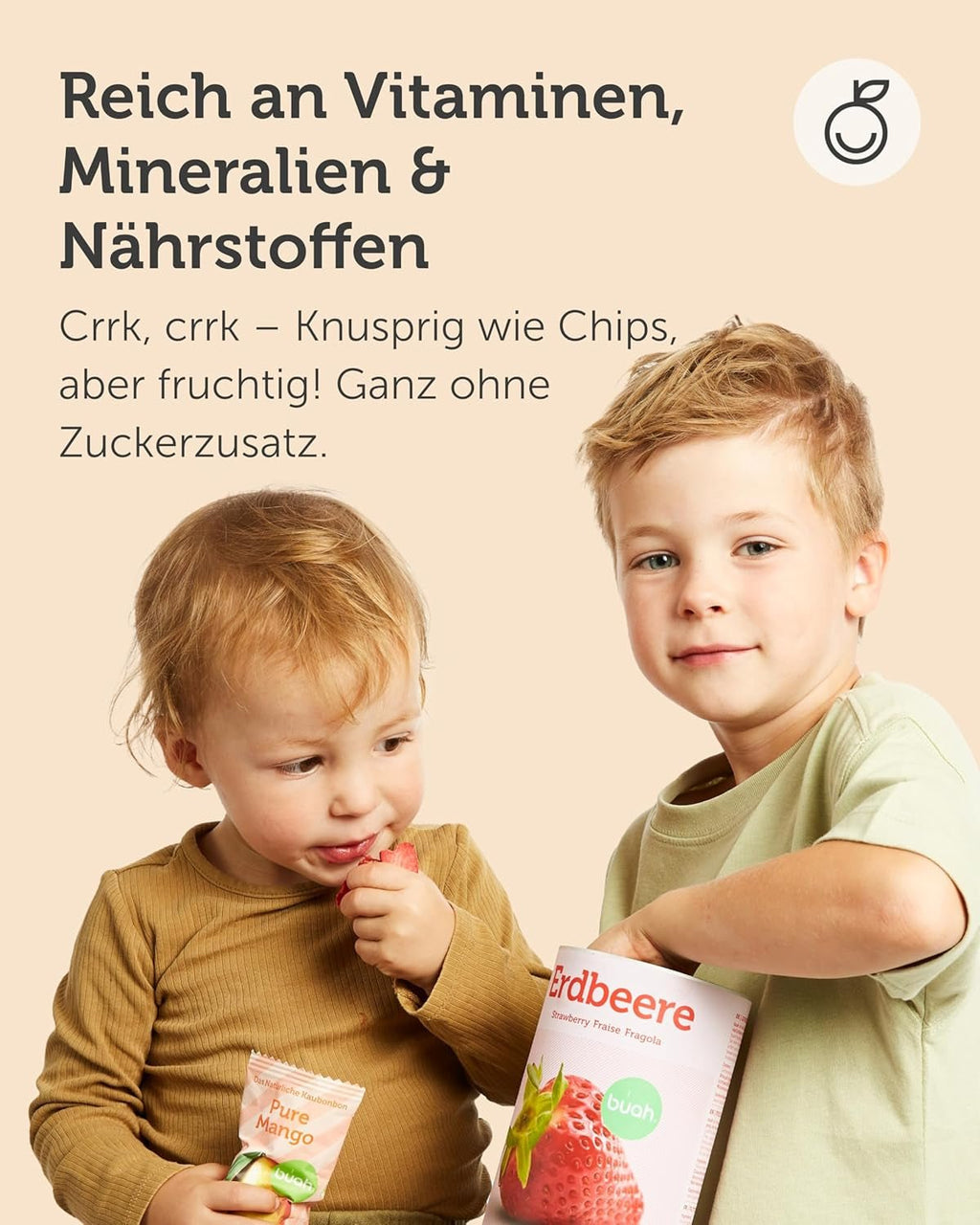 Set de degustare de fructe liofilizate BUAH® | Gustare perfectă de chipsuri crocante din fructe | Alternativă de dulciuri fără zahăr adăugat, toppinguri pentru terci | Vegan Fără gluten Produse deshidratate Naty Shop