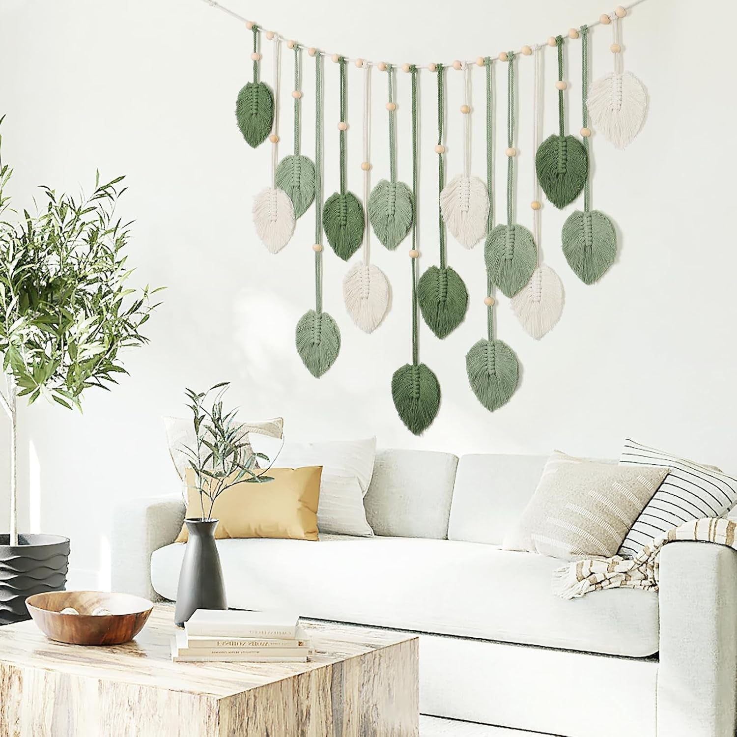 Tapiserie betylifoy wall hanging large deco leaf Casa - Accesorii si Decoratiuni Naty Shop