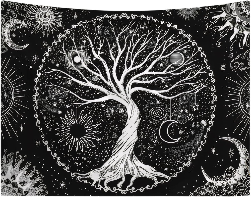 Tapiserie copac viata sun moon Casa - Accesorii si Decoratiuni Naty Shop Default Title