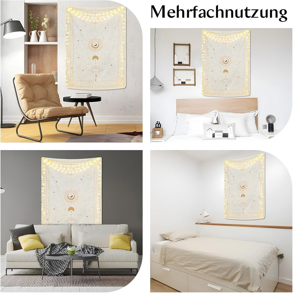 Tapiserie fazele lunii mister constelatie Casa - Accesorii si Decoratiuni Naty Shop