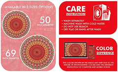 Tapiserie india prosop plaja rotund mandala hippielarge indian Casa - Accesorii si Decoratiuni Naty Shop