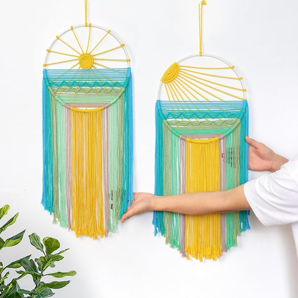 Tapiserie lomohoo dreamcatcher tapiterie model soare curcubeu camera Casa - Accesorii si Decoratiuni Naty Shop