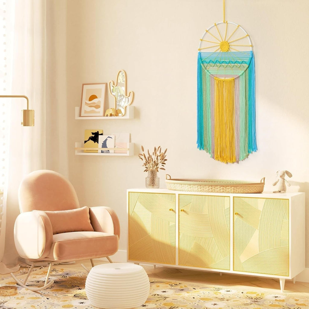 Tapiserie lomohoo dreamcatcher tapiterie model soare curcubeu camera Casa - Accesorii si Decoratiuni Naty Shop