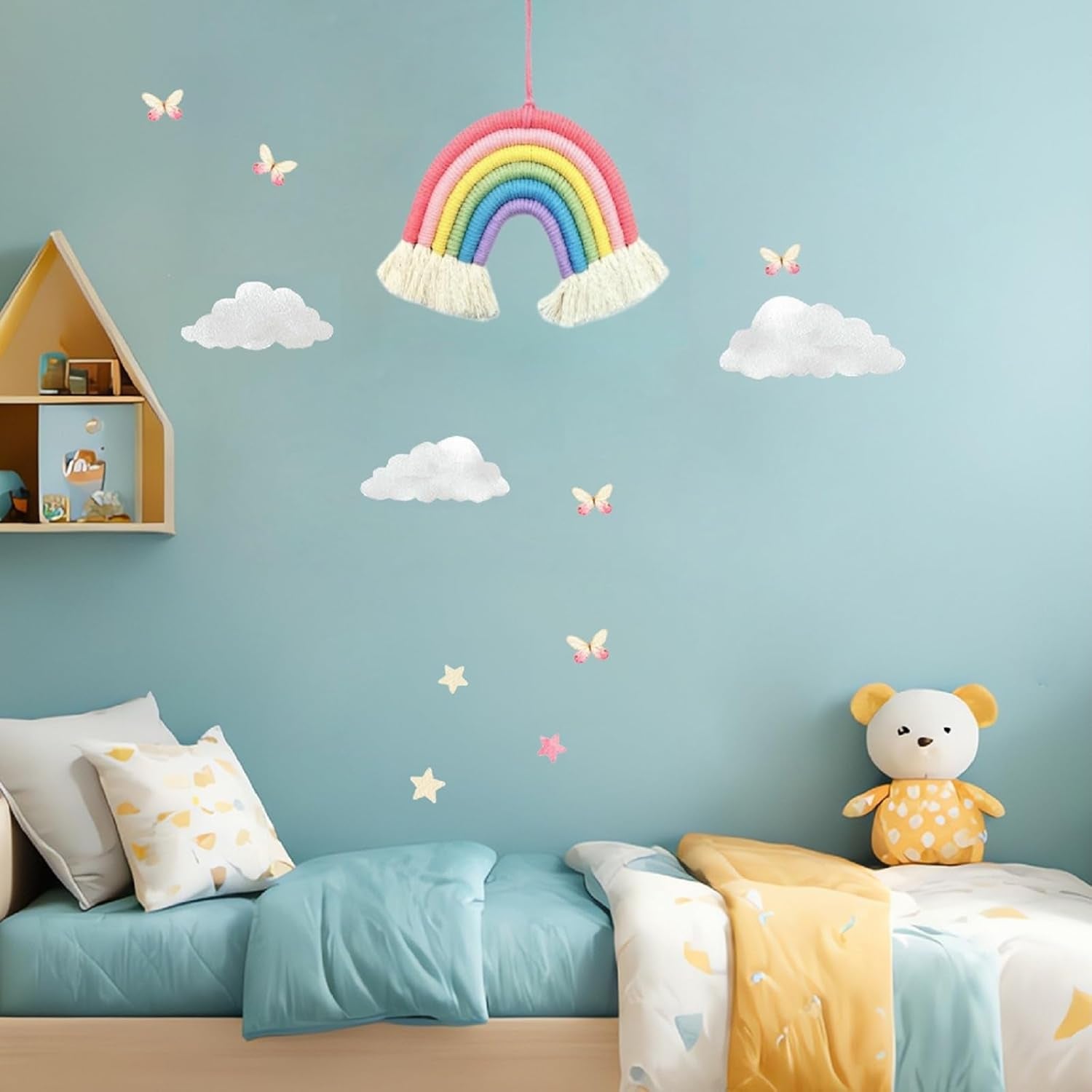 Tapiserie rainbow decorativa decorarea dormitorului pepinierei Casa - Accesorii si Decoratiuni Naty Shop