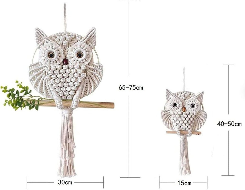 Tapiserie ysglife bufnite decorare manual ornament arta agatatoare Casa - Accesorii si Decoratiuni Naty Shop