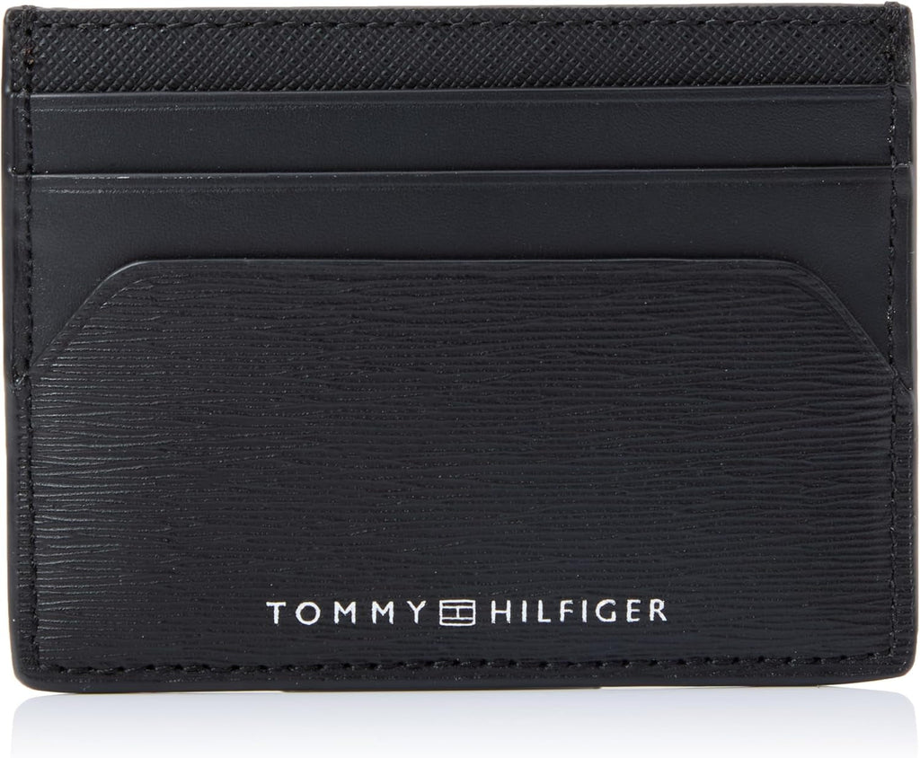 Tommy Hilfiger Men TH PLAQUE CC HOLDER, negru, o mărime Portofel Barbati Naty Shop Titlu implicit