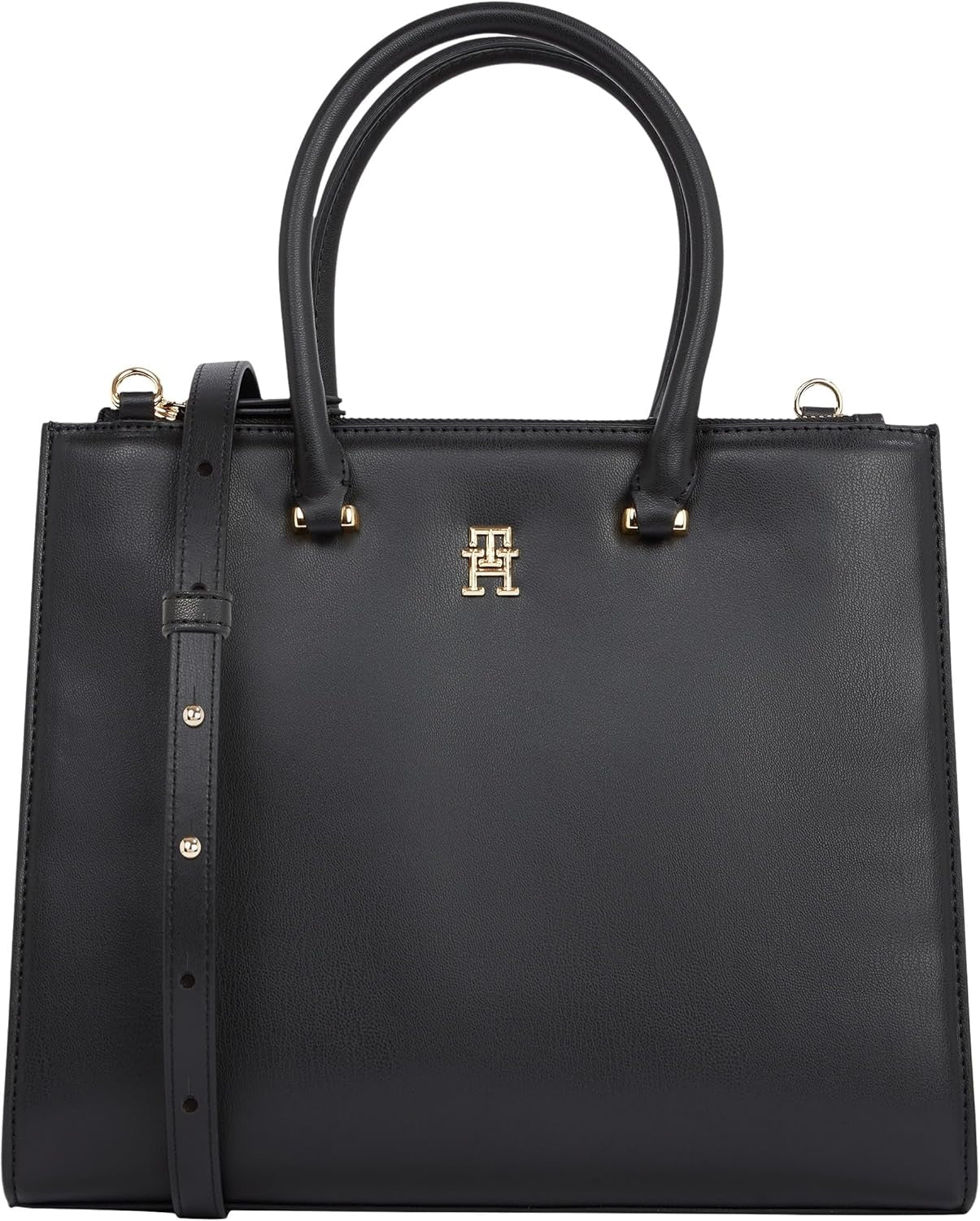 Tommy Hilfiger tote sac Eternity Med sac cu închidere cu fermoar Genti Femei Naty Shop Negru (negru) O mărime se potrivește tuturor