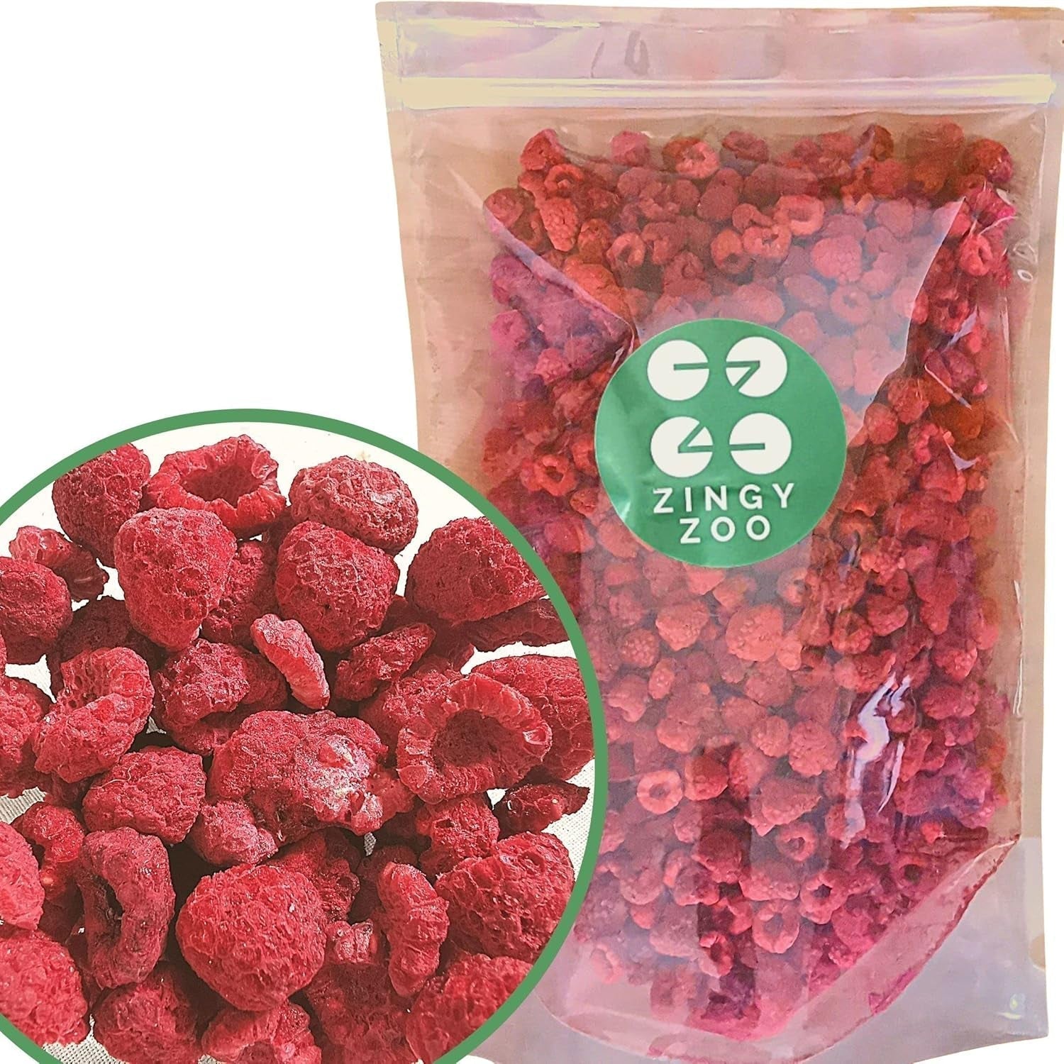 Zmeură liofilizată | fructe liofilizate | fructe liofilizate | fructe liofilizate | zmeură liofilizată | zmeură liofilizată | ZingyZoo (90g) Produse deshidratate Naty Shop 500G